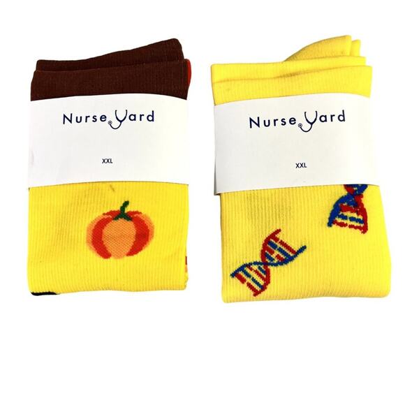 Set Of Two Women's Nurse Yard Size XXL Compression Stockings Socks 20-30mmHg - Picture 1 of 8